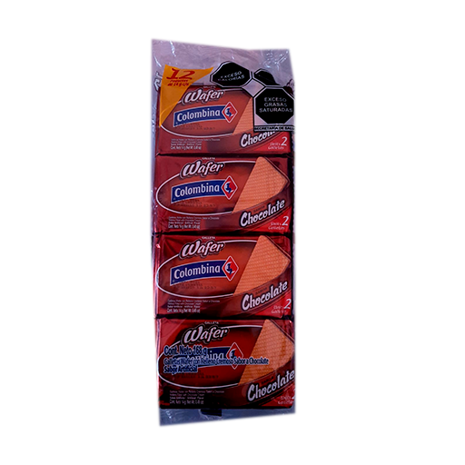 GALLETA COLOMBINA WAFER CHOC 36/12 PZS (copia)