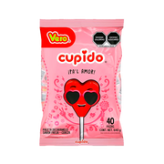 PALETA VERO CUPIDO FRESA 24/40 PZS