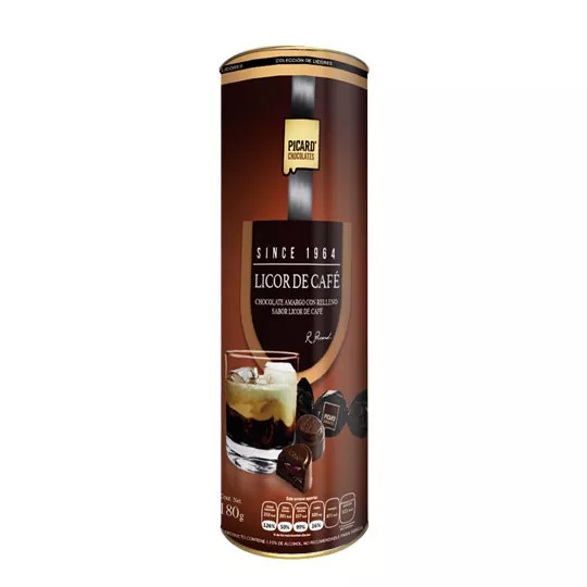 CHOC PICARD AMARGO TUBO LICOR DE CAFE 15/180 GRS