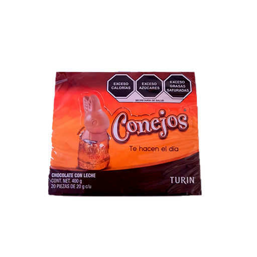 CHOC TURIN CONEJO 7/20 PZS