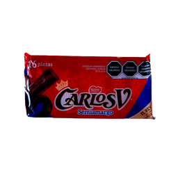 [CLCSE] CHOC NESTLE CARLOS V SEMIAMARGO 14/16 PZS