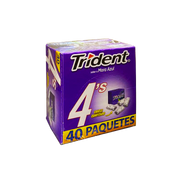 [CHT4MO] CHICLE ADAMS TRIDENT 4 S MORA 40/40 PZS