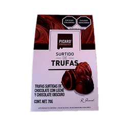 [CLTPST] CHOC PICARD SURTIDO TRUFAS 12/70 GRS