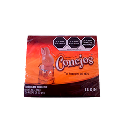 [CLTCO2] CHOC TURIN CONEJO 7/20 PZS