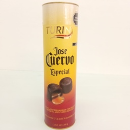 [CLTTUJ] CHOC TURIN TUBO JOSE CUERVO 6/200 GRS